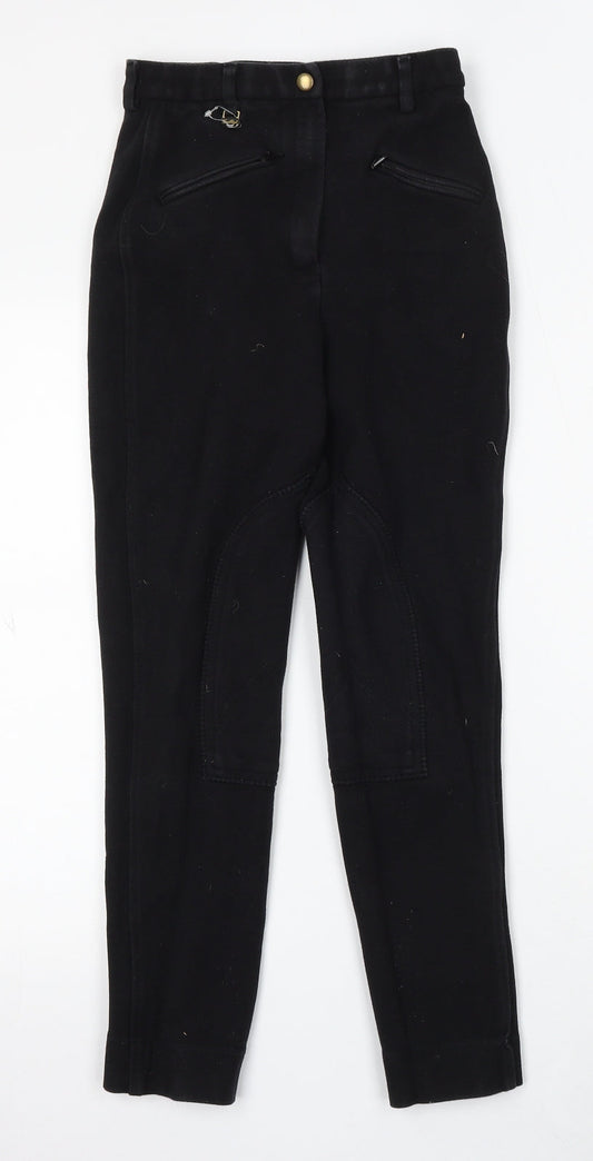 Womens UK Size 26 in Gallop Regular Fit Jogger Black Trousers