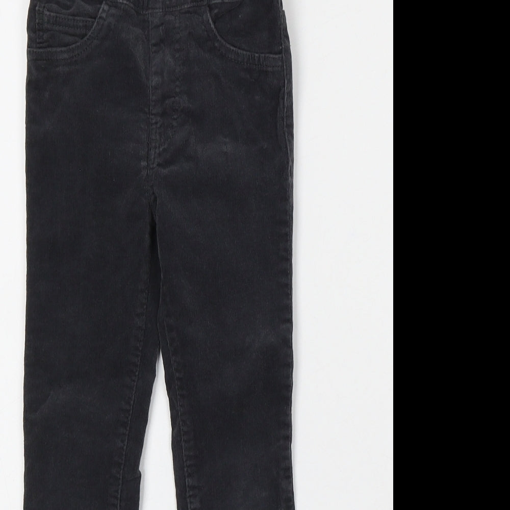H&M Girls Black Cotton Skinny Jeans Size 5 Years Regular