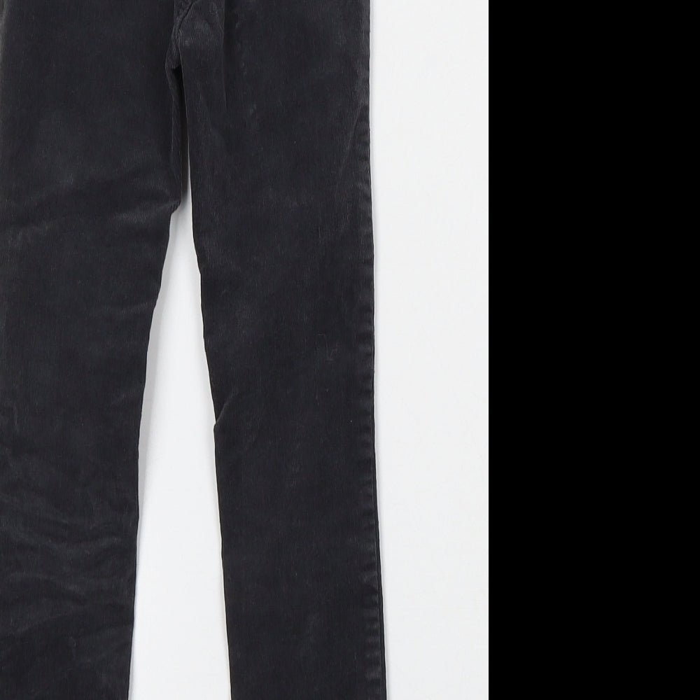 H&M Girls Black Cotton Skinny Jeans Size 5 Years Regular