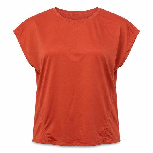 Womens UK Size S Workout Orange  T-Shirt