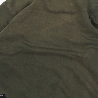 George Boys Green Cotton Pullover Sweatshirt Size 6-7 Years - The Future Is Now