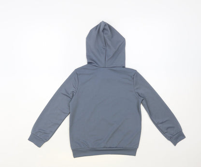 SheIn Girls Grey Polyester Pullover Hoodie Size 8 Years Pullover - Los Angeles California