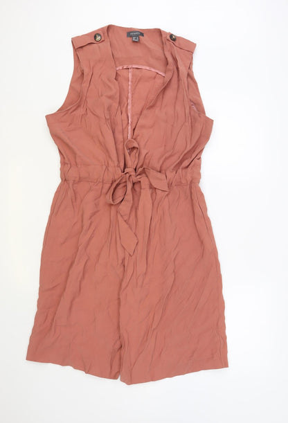 Primark Womens Pink Jacket Waistcoat Size 18 Tie
