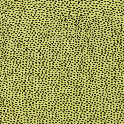 Womens UK Size XL NEXT Yellow Basic Button-Up