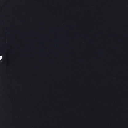 Mens UK Size L Gildan Black  T-Shirt