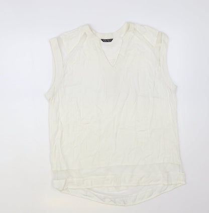 Womens UK Size 16 Select Ivory Basic Blouse
