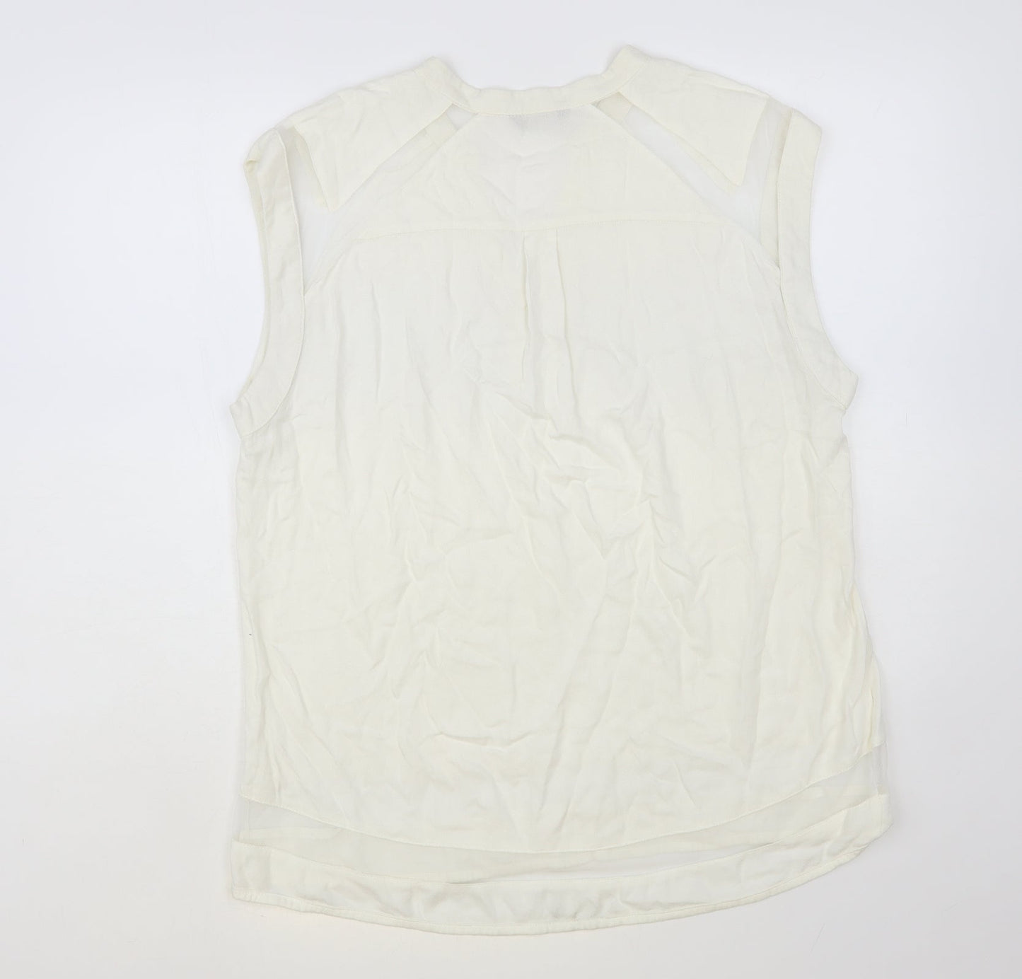 Womens UK Size 16 Select Ivory Basic Blouse
