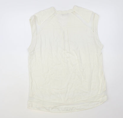 Womens UK Size 16 Select Ivory Basic Blouse