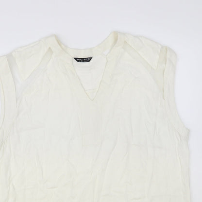 Womens UK Size 16 Select Ivory Basic Blouse
