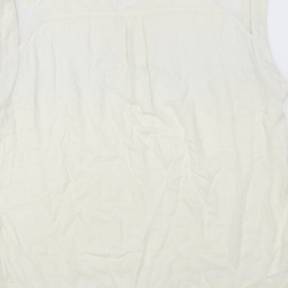 Womens UK Size 16 Select Ivory Basic Blouse