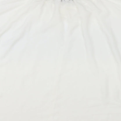Womens UK Size XL Envy White Basic Blouse