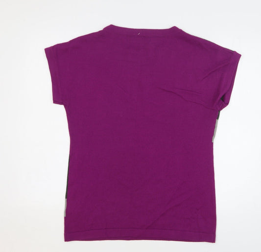 Womens UK Size M Alexara Purple Pullover Jumper