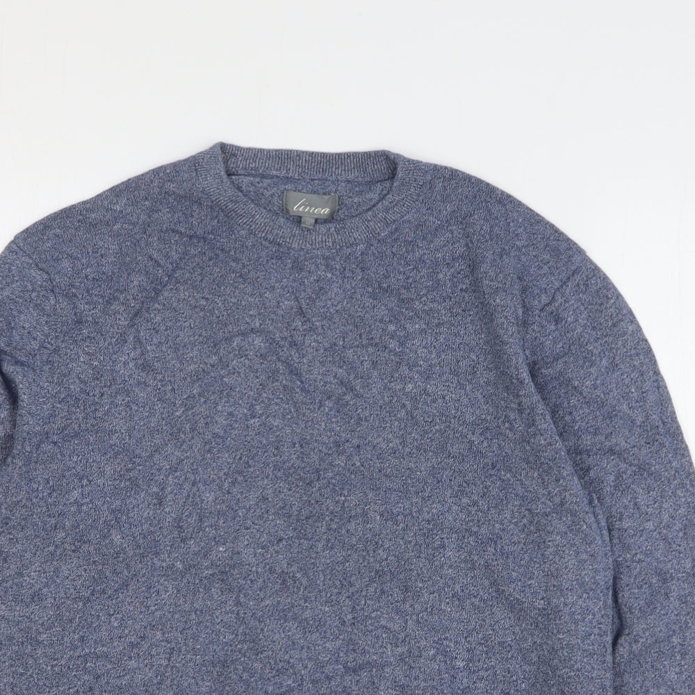 Womens UK Size M Linea Blue Pullover Jumper