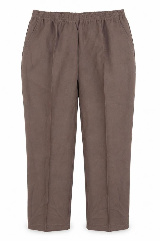 Womens UK Size 18 Damart Regular Fit  Brown Trousers
