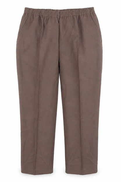 Womens UK Size 18 Damart Regular Fit  Brown Trousers