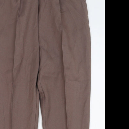 Womens UK Size 18 Damart Regular Fit  Brown Trousers