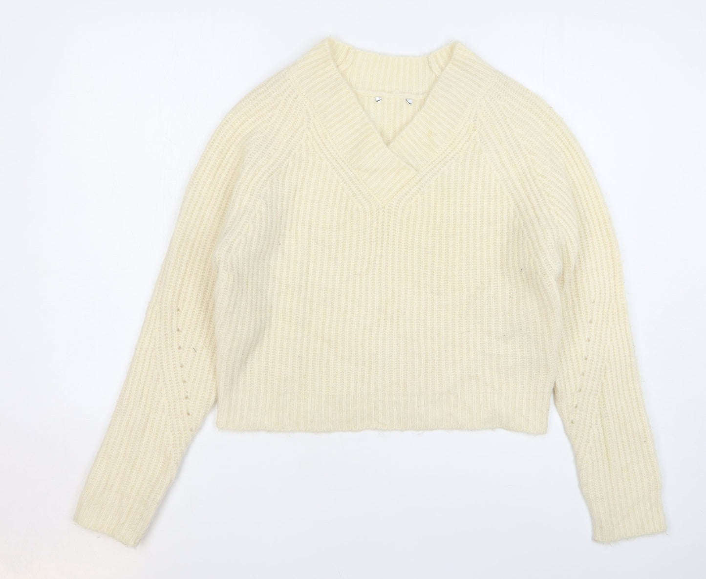 Womens UK Size 14 Warehouse Beige Pullover Jumper