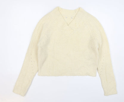Womens UK Size 14 Warehouse Beige Pullover Jumper
