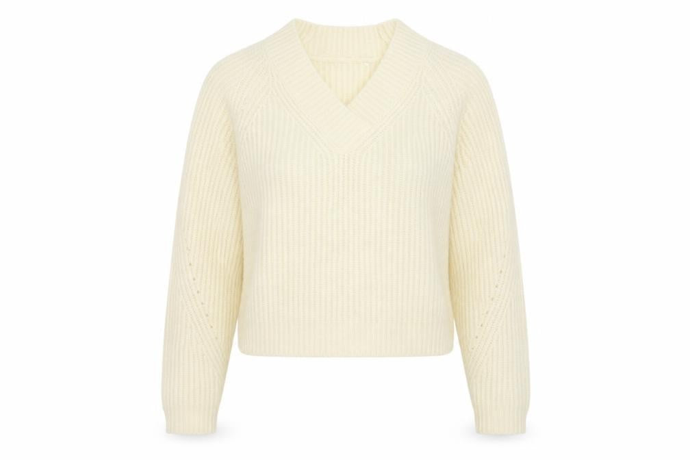 Womens UK Size 14 Warehouse Beige Pullover Jumper