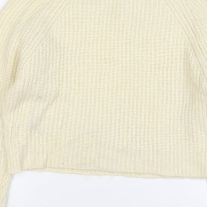 Womens UK Size 14 Warehouse Beige Pullover Jumper
