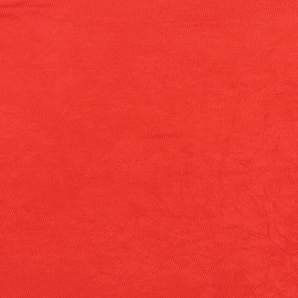 Womens UK Size M Mango Red Pullover Jumper