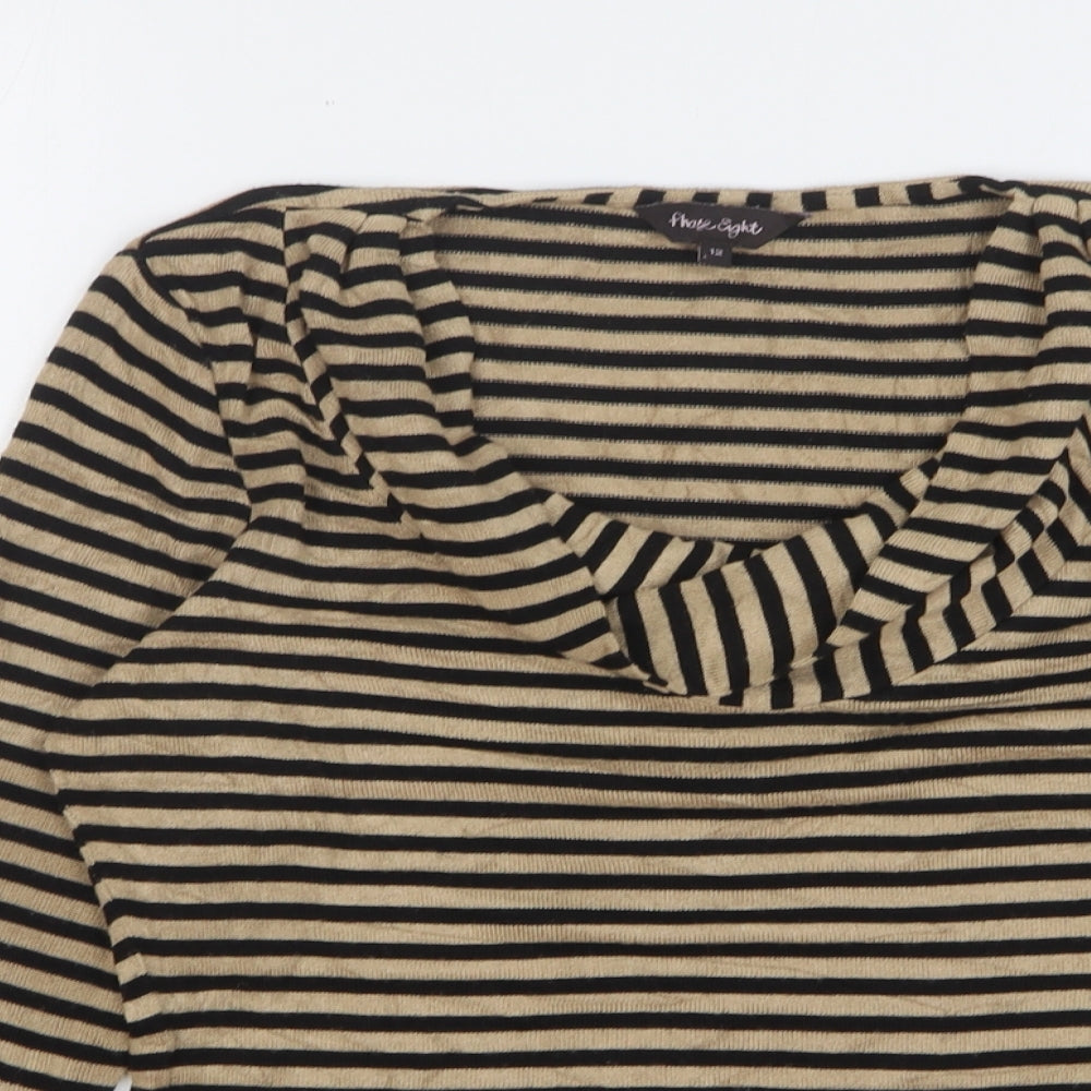 Womens UK Size 12 Phase Eight Beige Pullover Jumper