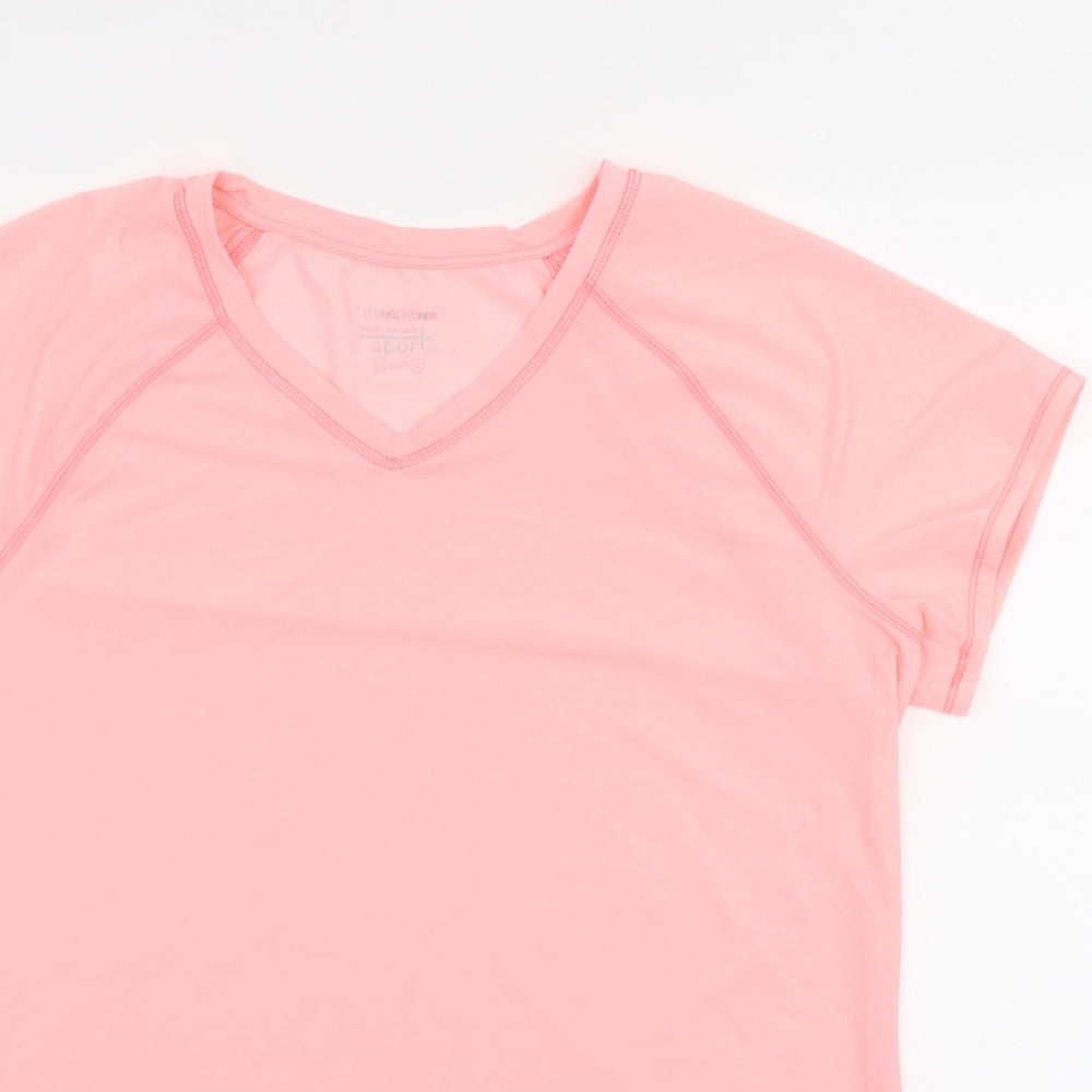 Womens UK Size 14 Dunnes Stores Pink  T-Shirt