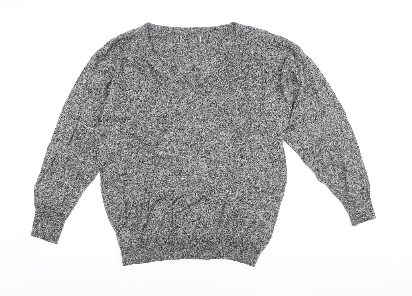Womens UK Size 14 Marks and Spencer Grey Pullover Jumper