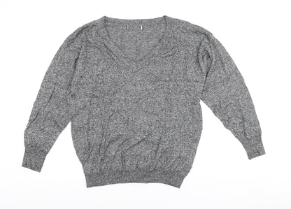 Womens UK Size 14 Marks and Spencer Grey Pullover Jumper