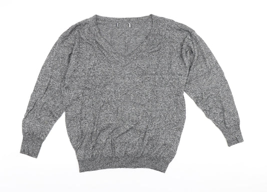 Womens UK Size 14 Marks and Spencer Grey Pullover Jumper