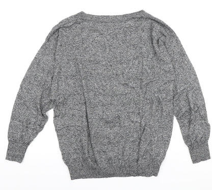 Womens UK Size 14 Marks and Spencer Grey Pullover Jumper