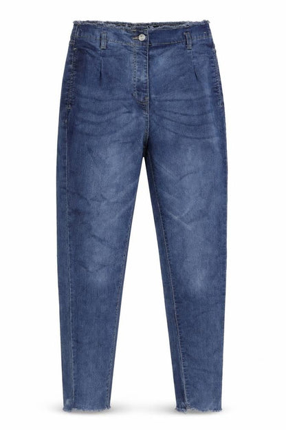 Womens UK Size 10 PARISIAN Regular Fit Skinny Blue Jeans