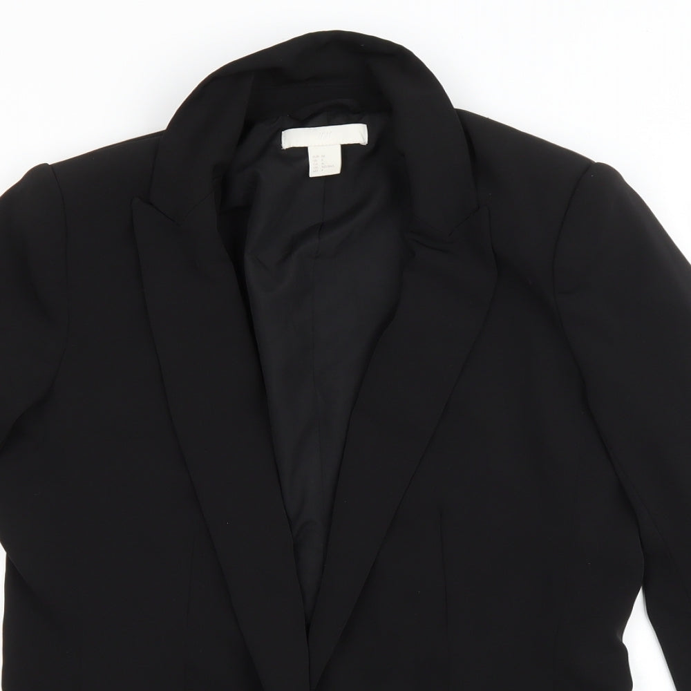 Womens UK Size 36 H&M Black Jacket