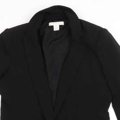 Womens UK Size 36 H&M Black Jacket