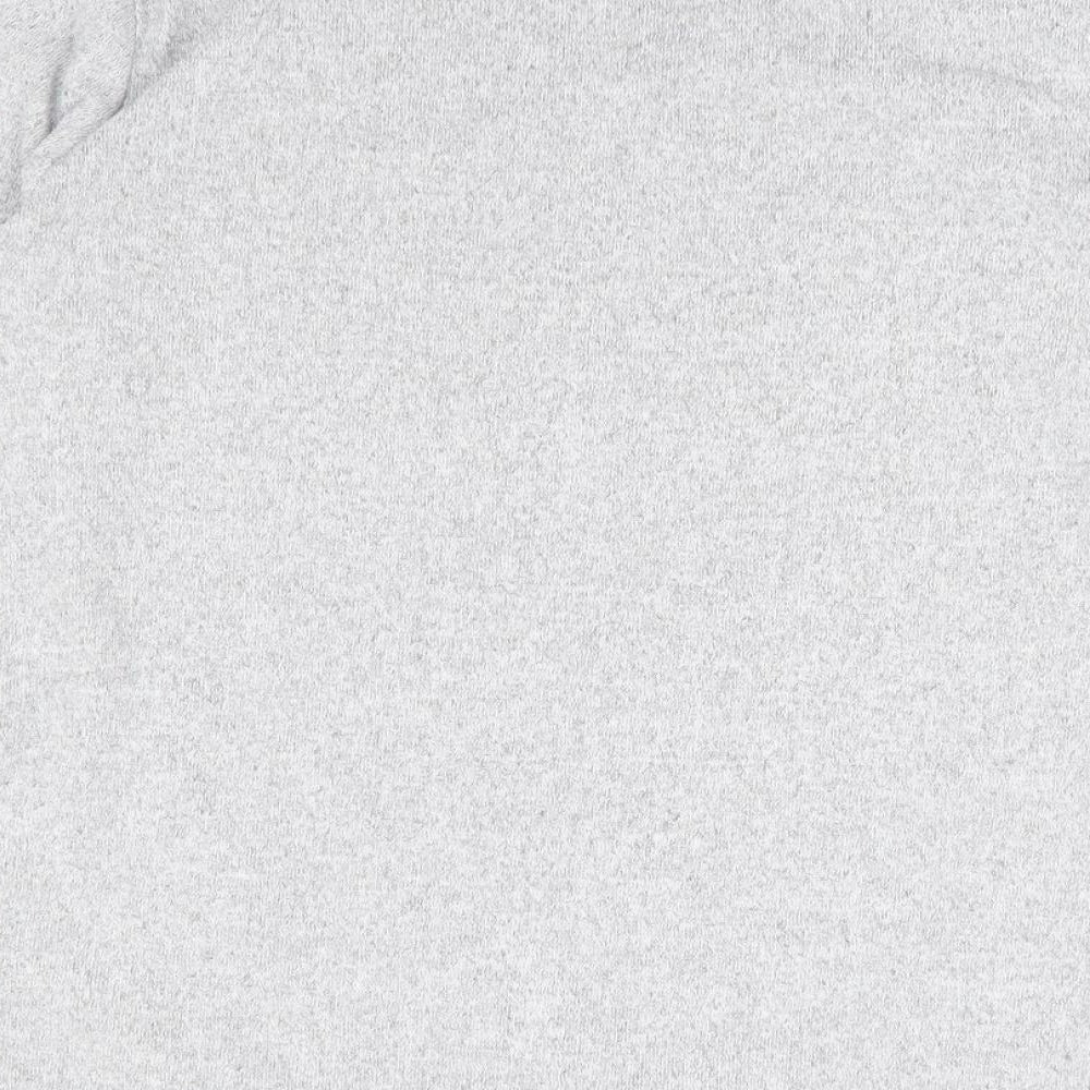 Find Womens Grey Polyester Pullover Sweatshirt Size M Pullover - Lounge Top