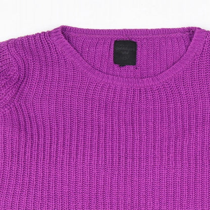 Womens UK Size 16 Goldigga Purple Pullover Jumper