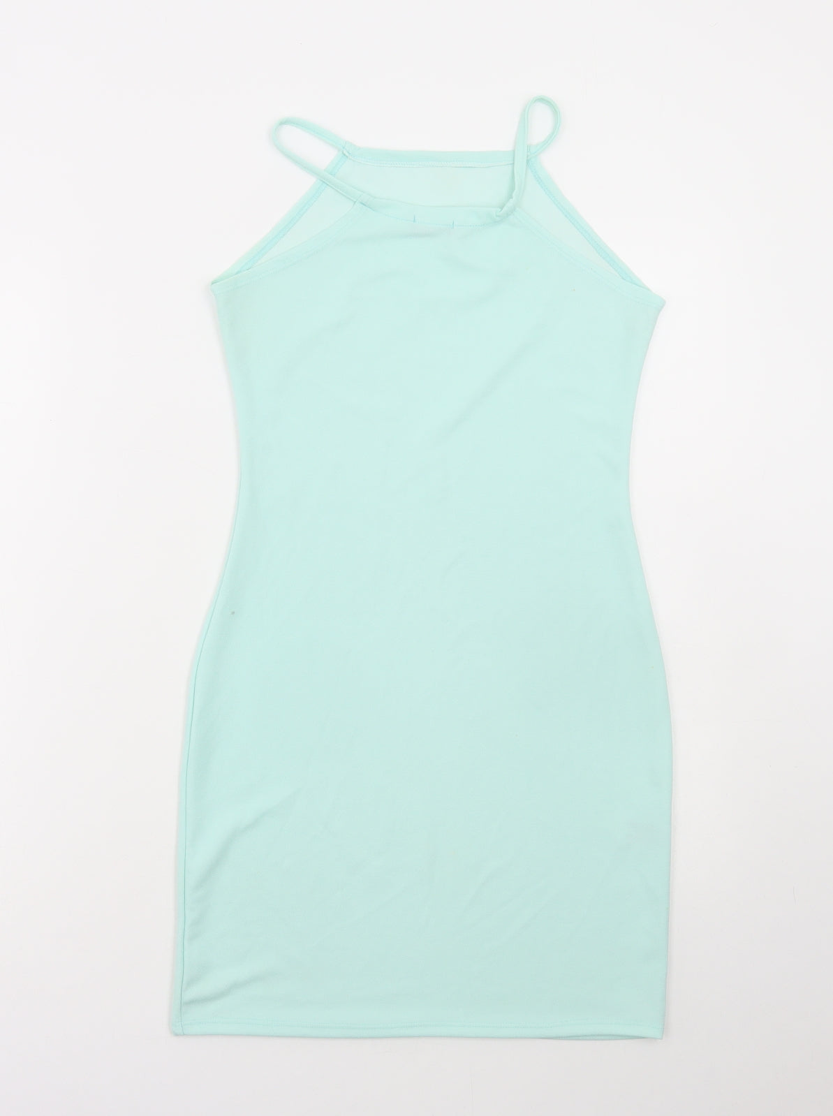 Gems Womens Blue Polyester Mini Size S Round Neck Pullover