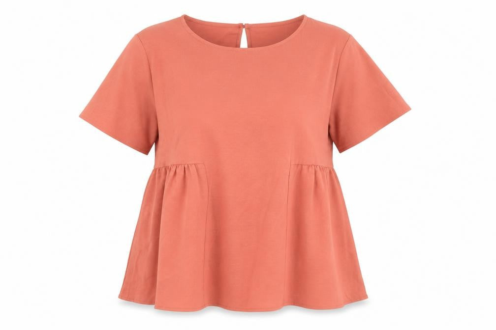 Womens UK Size L SheIn Orange Basic Blouse