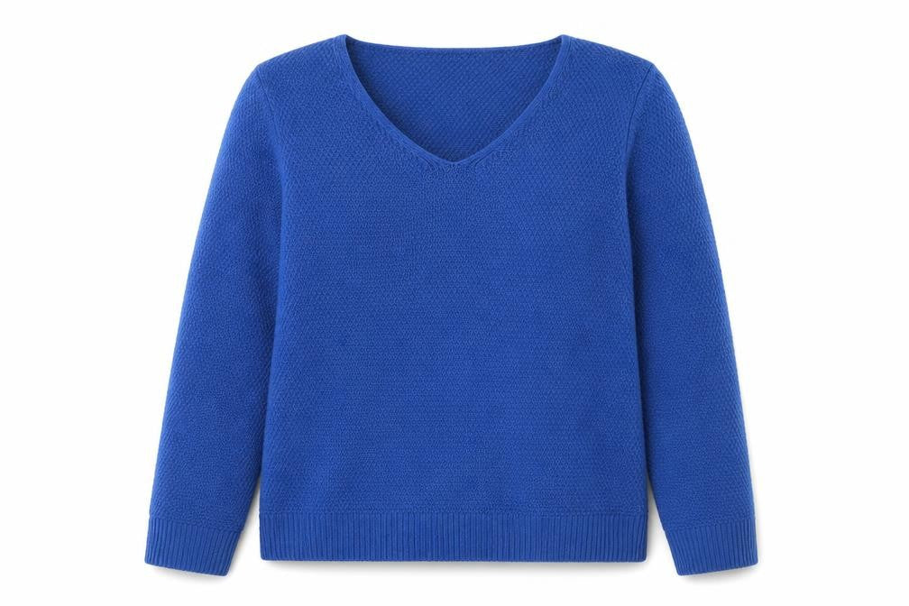 Womens UK Size L SheIn Blue Pullover Jumper