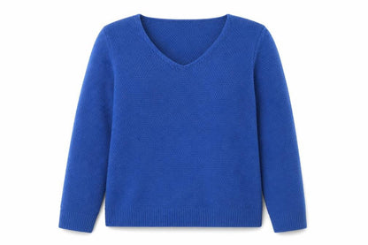 Womens UK Size L SheIn Blue Pullover Jumper