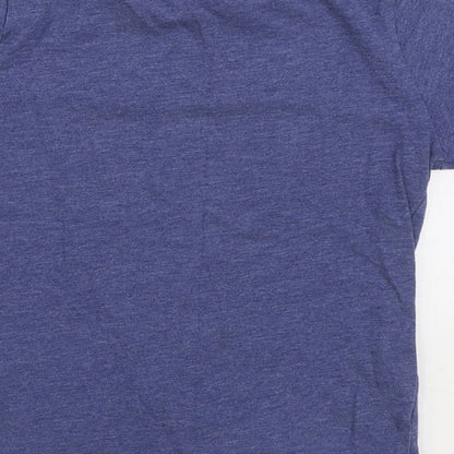 Rebel Boys Blue 100% Cotton Basic T-Shirt Size 4-5 Years Round Neck Pullover - Minions