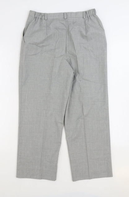 Womens UK Size 12 Country Collection Regular Fit  Grey Trousers