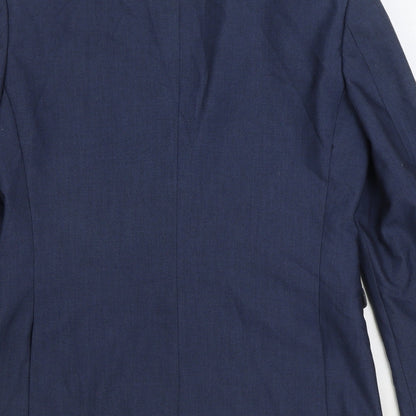 Mens UK Size 38 Burton Regular Blue Suit Jacket
