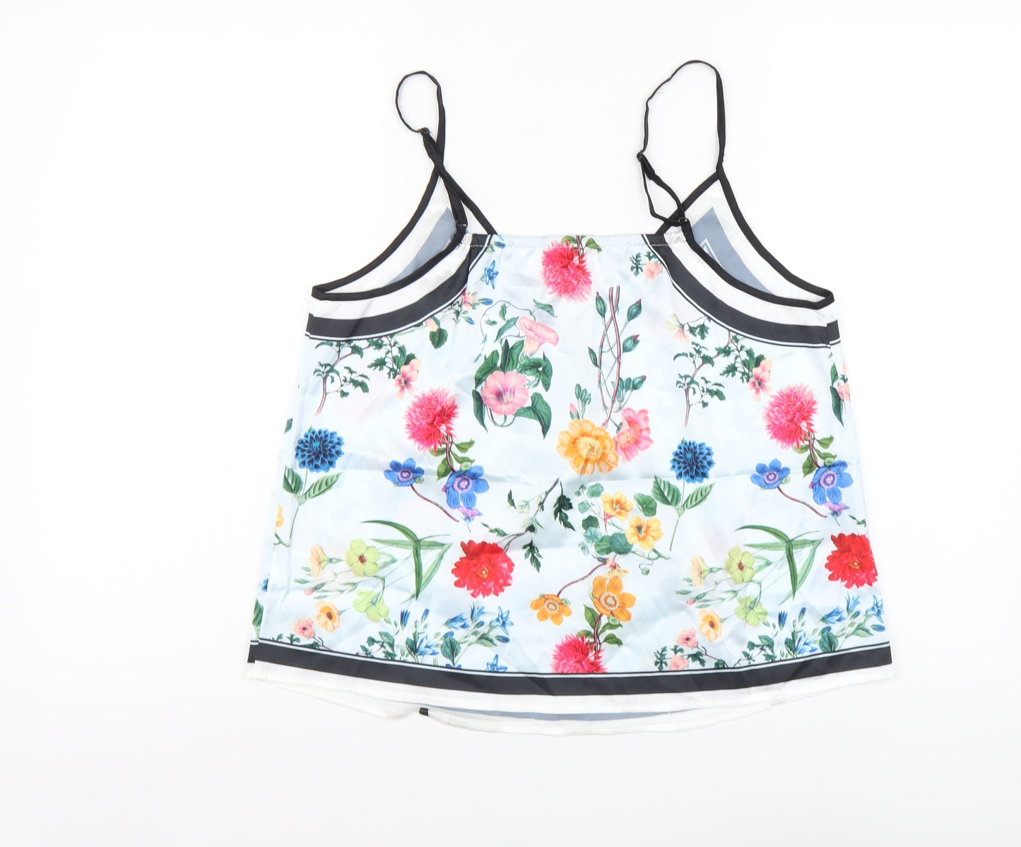 SheIn Womens Multicoloured Floral Polyester Camisole Tank Size S V-Neck