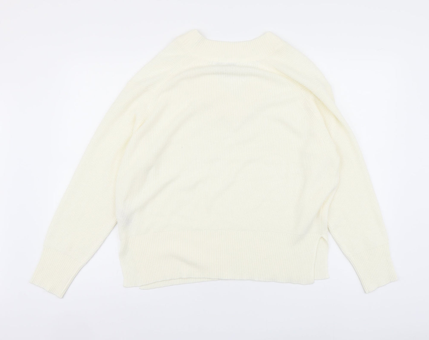 Womens UK Size M NEXT Ivory Pullover Jumper