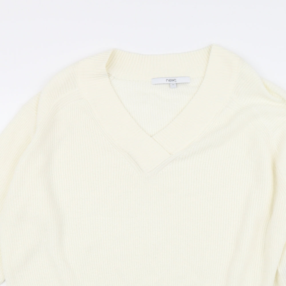 Womens UK Size M NEXT Ivory Pullover Jumper