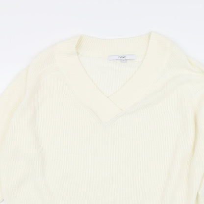 Womens UK Size M NEXT Ivory Pullover Jumper