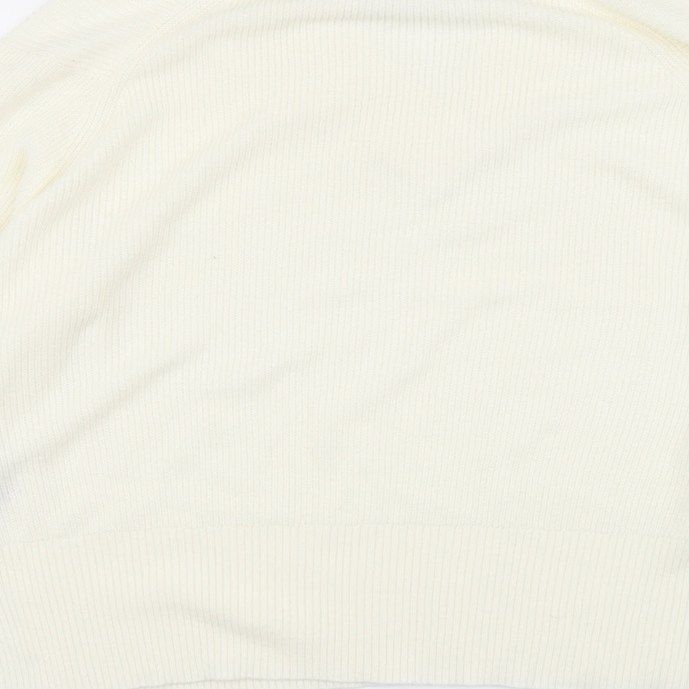 Womens UK Size M NEXT Ivory Pullover Jumper