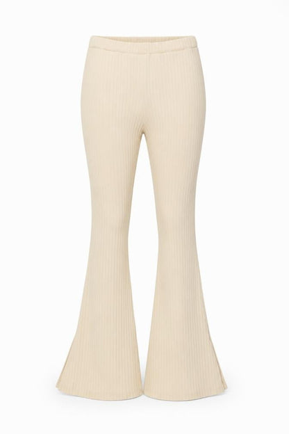 Womens UK Size 8 Boohoo Regular Fit Sweatpants Beige Trousers