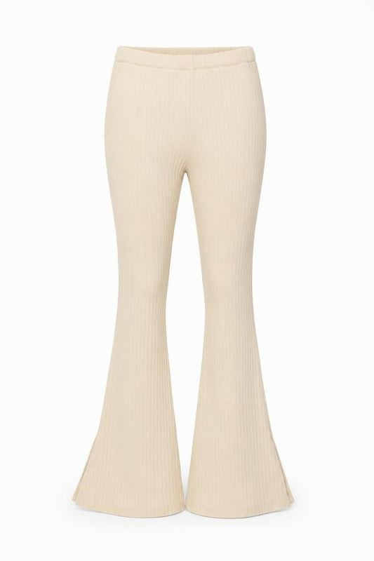 Womens UK Size 8 Boohoo Regular Fit Sweatpants Beige Trousers